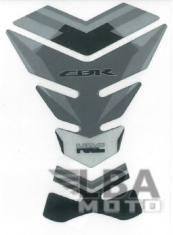 1 329 р. Наклейка на бак для мотоцикла Honda CBR HRC Серая  пм-00017091  с доставкой в г. Пермь. Увеличить фотографию 2