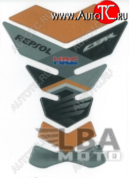 1 279 р. Наклейка на бак для мотоцикла Honda CBR HRC Repsol  пм-00017092  с доставкой в г. Пермь