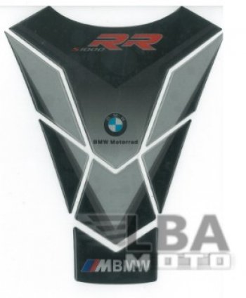 1 329 р. Наклейка на бак для мотоцикла BMW S1000RR Серо-Черная  пм-00017100  с доставкой в г. Пермь. Увеличить фотографию 1