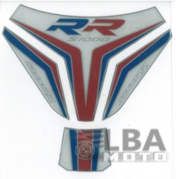 1 329 р. Наклейка на бак для мотоцикла BMW S1000RR Бело-Красно-Синяя Широкая  пм-00017111  с доставкой в г. Пермь. Увеличить фотографию 2