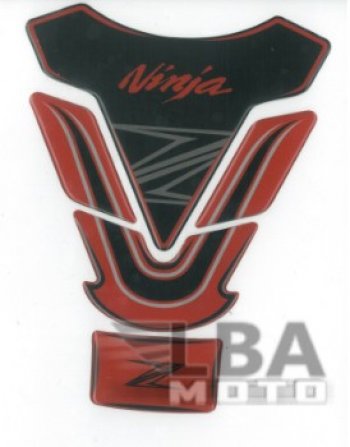 1 329 р. Наклейка на бак для мотоцикла Kawasaki Ninja Z Красно-Черная  пм-00017119  с доставкой в г. Пермь. Увеличить фотографию 1