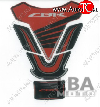 1 329 р. Наклейка на бак для мотоцикла Honda CBR 2 Красно-Черная  пм-00017122  с доставкой в г. Пермь