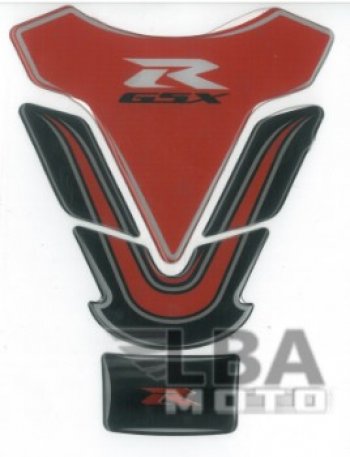 1 329 р. Наклейка на бак для мотоцикла Suzuki GSX-R Красно-Черная  пм-00017127  с доставкой в г. Пермь. Увеличить фотографию 2