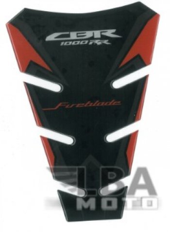 1 329 р. Наклейка на бак для мотоцикла Honda CBR1000RR Красно-Черная  пм-00017129  с доставкой в г. Пермь. Увеличить фотографию 1