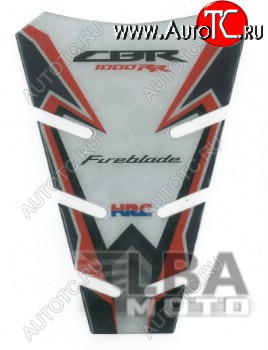 1 329 р. Наклейка на бак для мотоцикла Honda CBR1000RR Бело-Черно-Красный  пм-00017130  с доставкой в г. Пермь