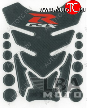 1 329 р. Наклейка на бак для мотоцикла Suzuki GSX-R Под Карбон 5  пм-00017138  с доставкой в г. Пермь