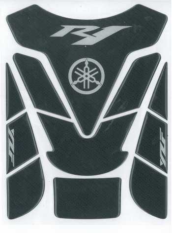 1 279 р. Наклейка на бак для мотоцикла Yamaha YZF-R1 Под Карбон 1  пм-00017145  с доставкой в г. Пермь. Увеличить фотографию 2