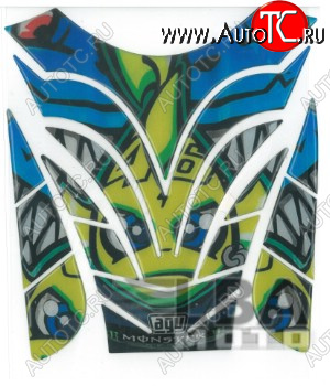 1 329 р. Наклейка на бак для мотоцикла VR46 AGV 6  пм-00017155  с доставкой в г. Пермь