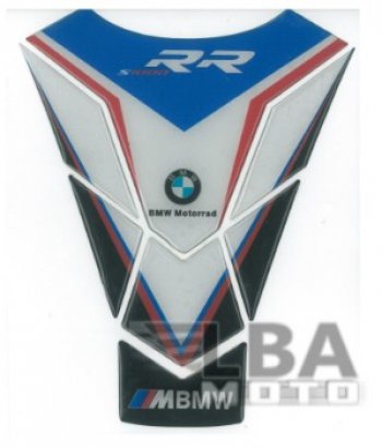 1 379 р. Наклейка на бак для мотоцикла BMW S1000RR Сине-Бело-Черная  пм-00017159  с доставкой в г. Пермь. Увеличить фотографию 2