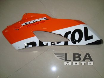 3 099 р. Левый верхний боковой пластик для Honda CBR 1000 RR 04-05 Без цвета  пм-00000384  с доставкой в г. Пермь. Увеличить фотографию 1