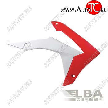 5 999 р. Обтекатели радиатора R-Tech Honda CRF250R 14-17, CRF450R 13-16 (R-CVCRFRSBN13) красныебелые  r-cvcrfrsbn13  с доставкой в г. Пермь
