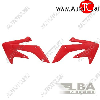 5 899 р. Обтекатели радиатора R-Tech Honda CRF250R 04-09, CRF250X 04-17 (R-CVCRFRS0004) красные  r-cvcrfrs0004  с доставкой в г. Пермь