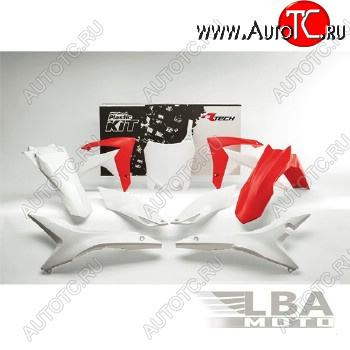 14 999 р. Комплект пластика R-Tech Honda CRF250R 14-17, CRF450R 13-16 (R-KITCRF-OEM-517) красный-белый  r-kitcrf-oem-517  с доставкой в г. Пермь