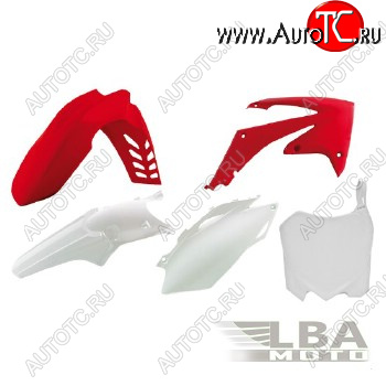 12 749 р. Комплект пластика R-Tech Honda CRF250R 10, CRF450R 09-10 (R-KITCRF-OEM-513 ) красный-белый  r-kitcrf-oem-513  с доставкой в г. Пермь