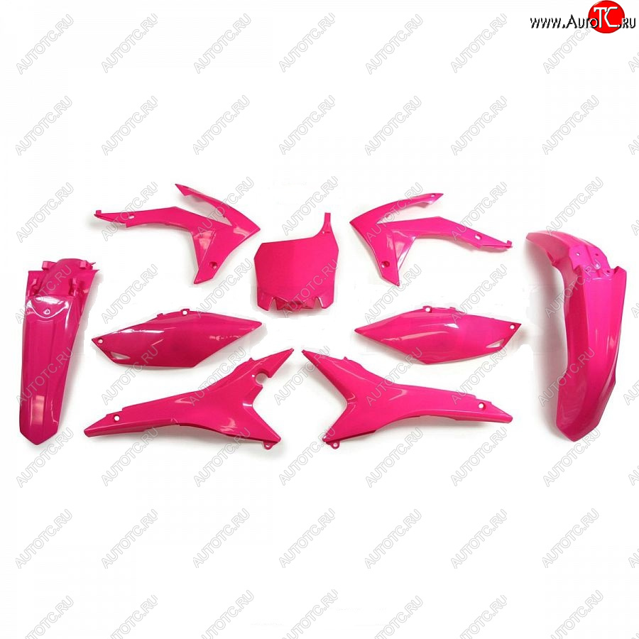 14 999 р. Комплект пластика R-Tech Honda CRF250R 14-17, CRF450R 13-16 (R-KITCRF-FU0-517) неоновый розовый  r-kitcrf-fu0-517  с доставкой в г. Пермь