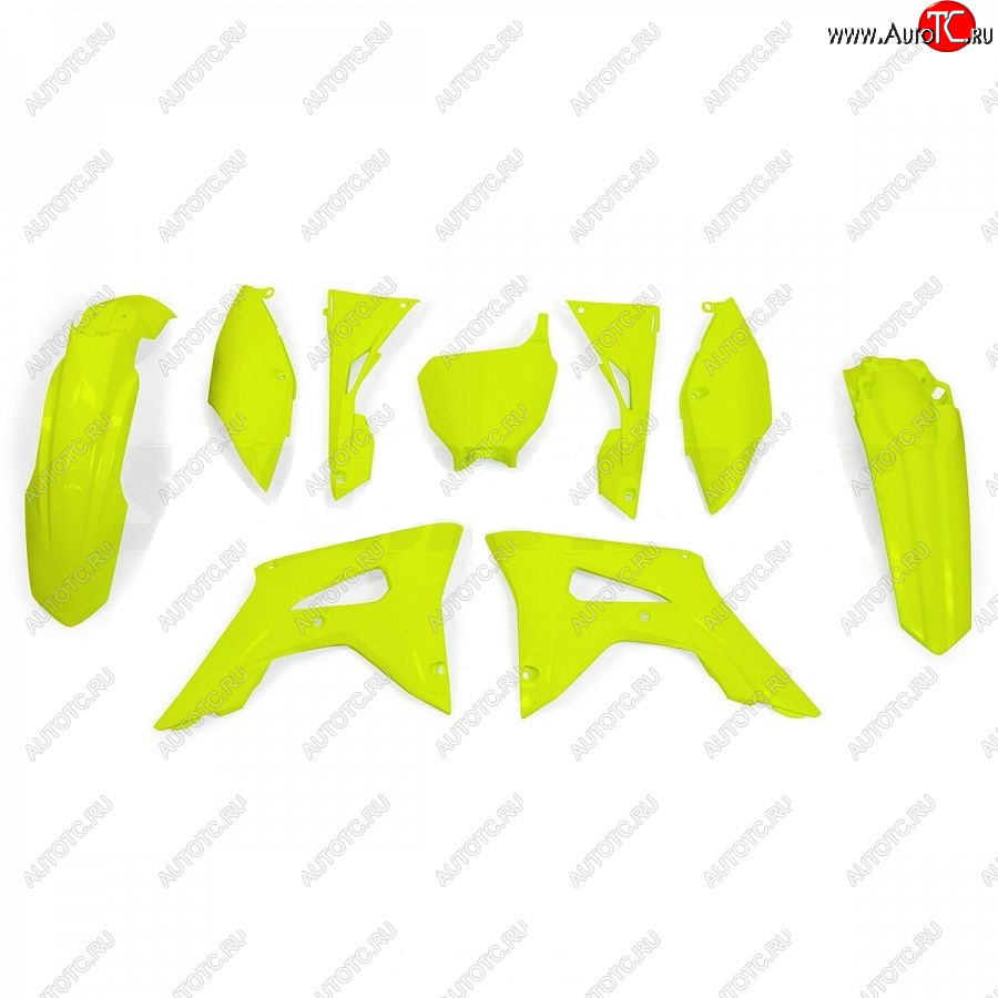 14 999 р. Комплект пластика R-Tech Honda CRF250R 2018, CRF450R 17-18 (R-KITCRF-GF0-599) неоновый желтый  r-kitcrf-gf0-599  с доставкой в г. Пермь