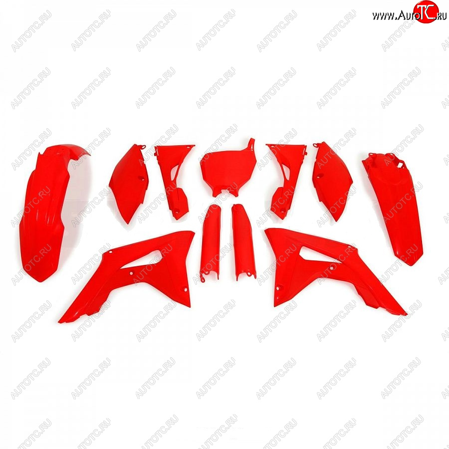 14 999 р. Комплект пластика R-Tech Honda CRF250R 2018, CRF450R 17-18 (R-KITCRF-RF0-599) неоновый красный  r-kitcrf-rf0-599  с доставкой в г. Пермь