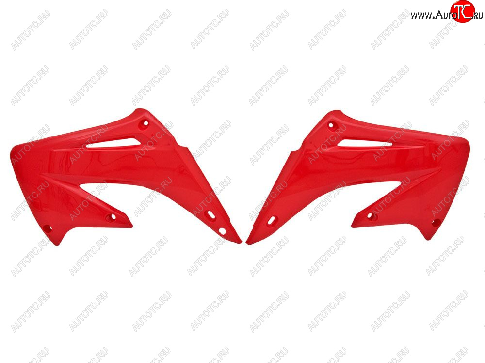 5 899 р. Обтекатели радиатора R-Tech Honda CR125250 02-07 (R-CVCR0RS0203) красные  r-cvcr0rs0203  с доставкой в г. Пермь