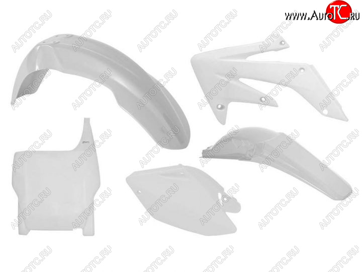 12 749 р. Комплект пластика R-Tech Honda CRF250R 04-05 (R-KITCRF-BN0-507) Белый  r-kitcrf-bn0-507  с доставкой в г. Пермь
