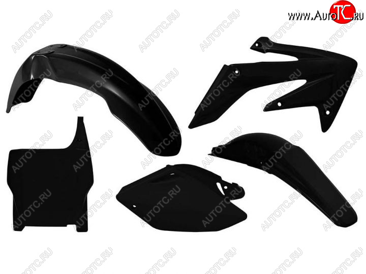12 749 р. Комплект пластика R-Tech Honda CRF250R 04-05 (R-KITCRF-NR0-507) Черный  r-kitcrf-nr0-507  с доставкой в г. Пермь