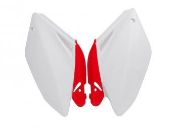 7 399 р. Обтекатели задн. боковые R-Tech Honda CRF250 04-05 (R-FICRFBNRS04) Бело-Красный  r-ficrfbnrs04  с доставкой в г. Пермь. Увеличить фотографию 1