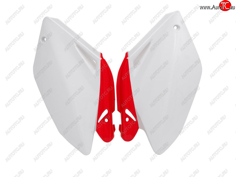 7 399 р. Обтекатели задн. боковые R-Tech Honda CRF250 04-05 (R-FICRFBNRS04) Бело-Красный  r-ficrfbnrs04  с доставкой в г. Пермь