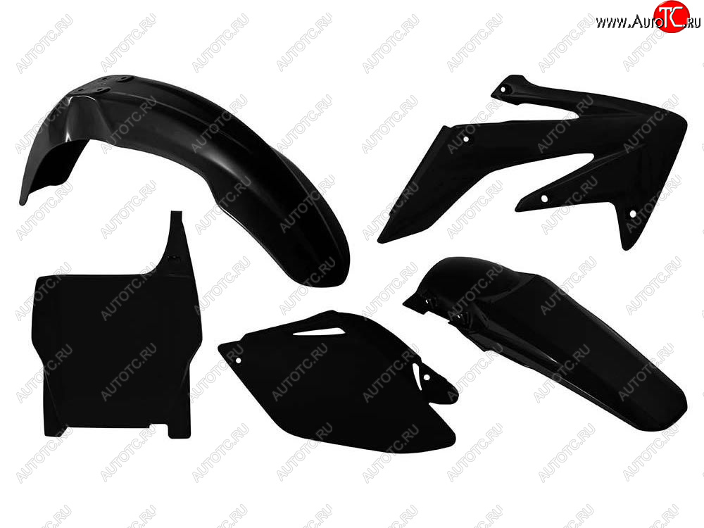 12 749 р. Комплект пластика R-Tech Honda CRF250R 06-07 (R-KITCRF-NR0-508) Черный  r-kitcrf-nr0-508  с доставкой в г. Пермь