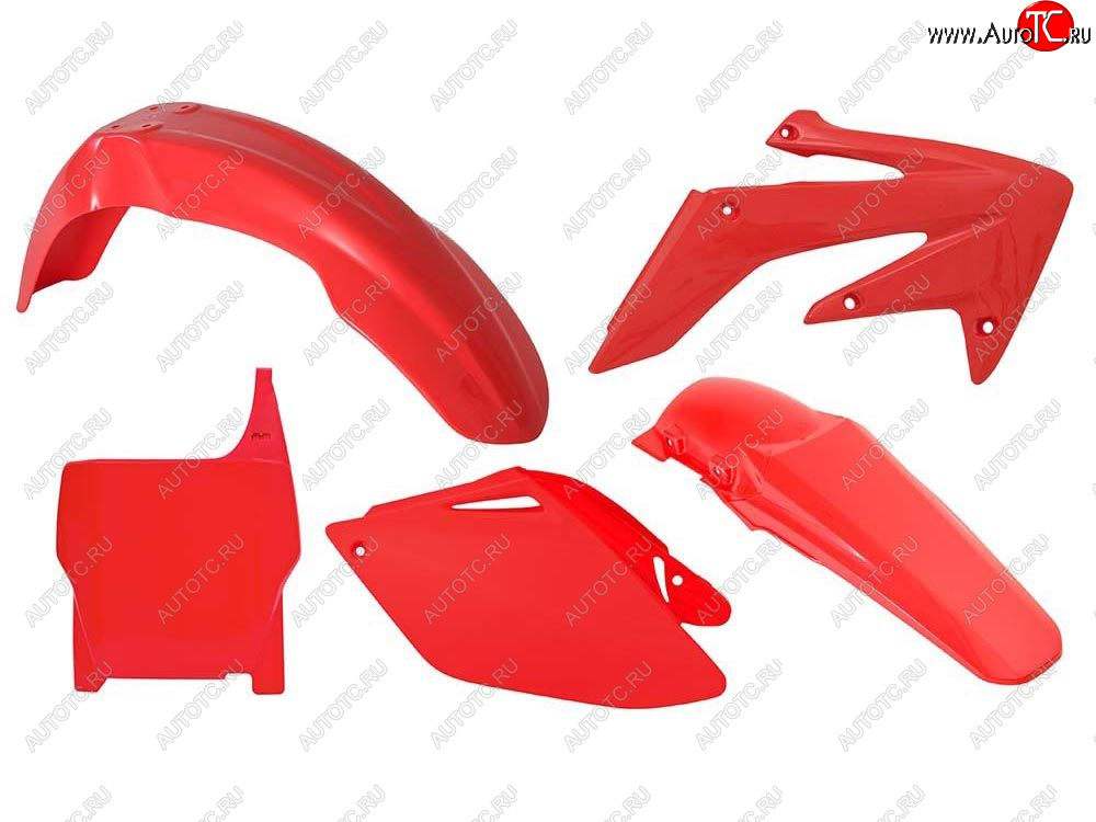 12 749 р. Комплект пластика R-Tech Honda CRF250R 06-07 (R-KITCRF-RS0-508) Красный  r-kitcrf-rs0-508  с доставкой в г. Пермь