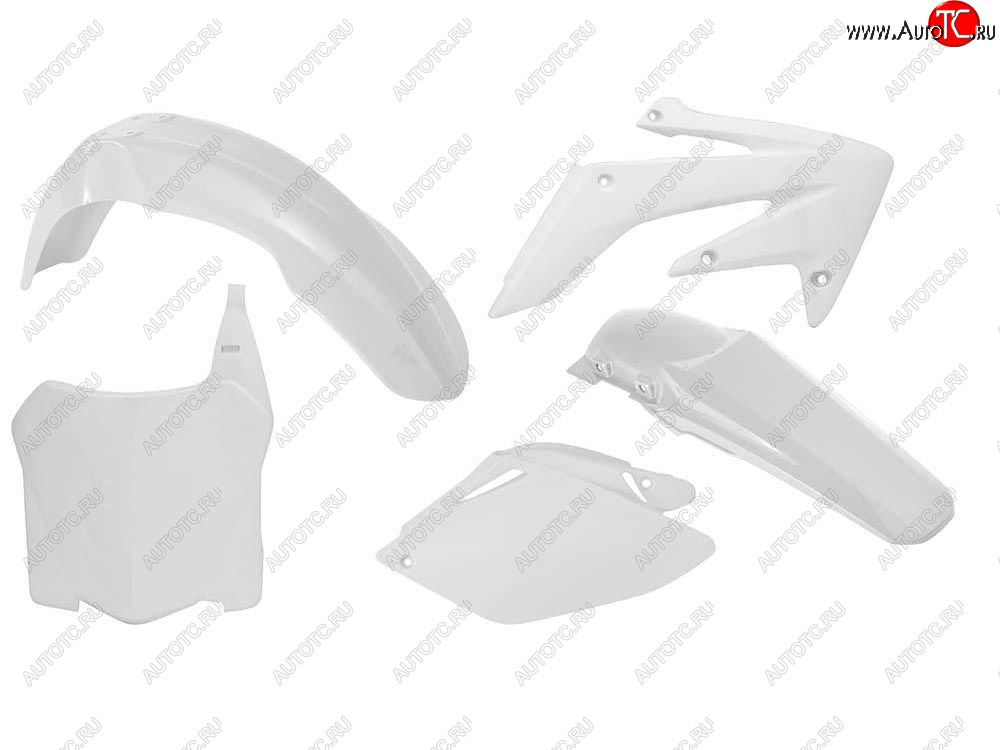 12 749 р. Комплект пластика R-Tech Honda CRF250R 08-09 (R-KITCRF-BN0-588) Белый  r-kitcrf-bn0-588  с доставкой в г. Пермь