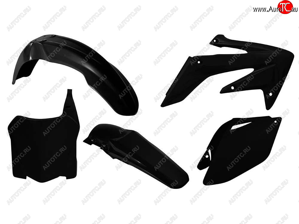12 749 р. Комплект пластика R-Tech Honda CRF250R 08-09 (R-KITCRF-NR0-588) Черный  r-kitcrf-nr0-588  с доставкой в г. Пермь