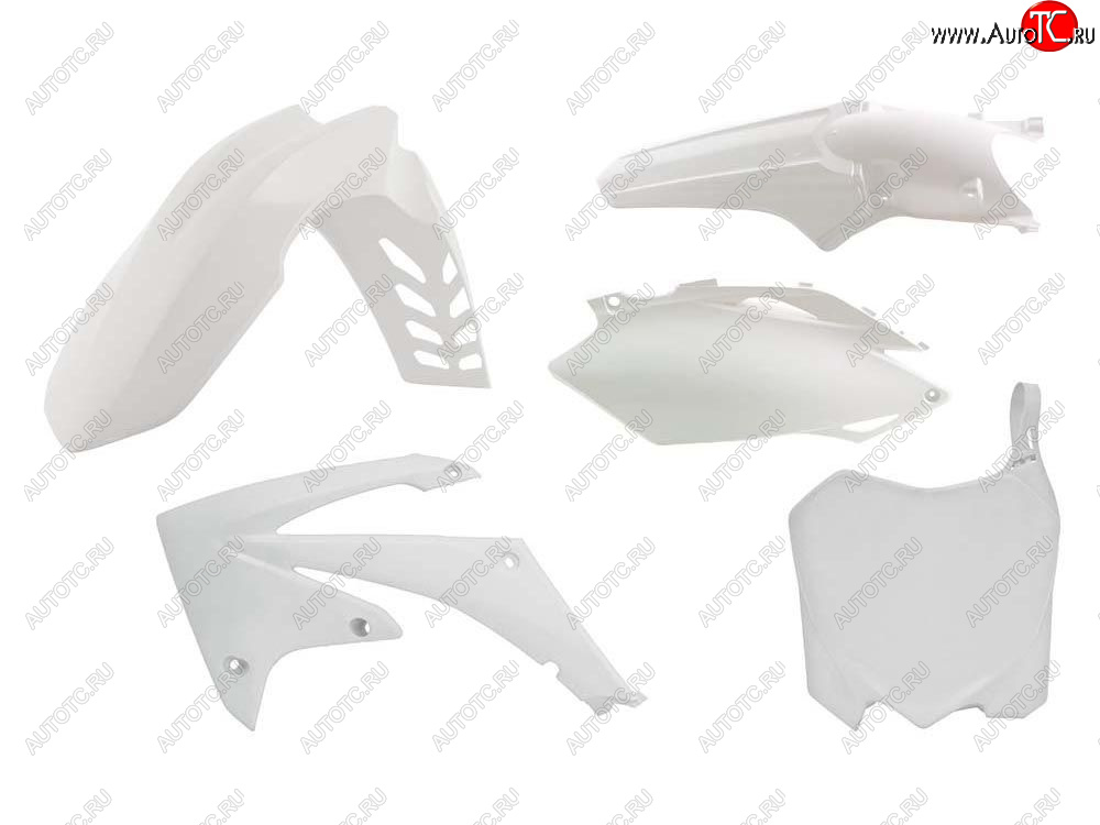 12 749 р. Комплект пластика R-Tech Honda CRF250R 10-13, CRF450R 09-12 (R-KITCRF-BN0-513) Белый  r-kitcrf-bn0-513  с доставкой в г. Пермь