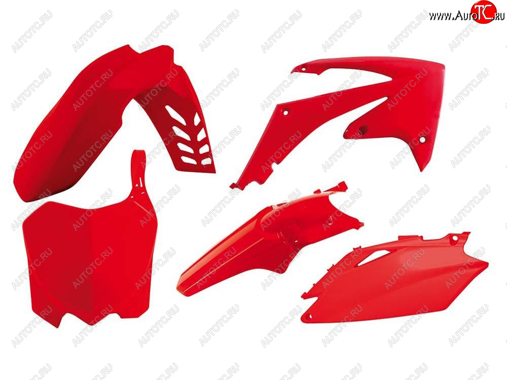 12 749 р. Комплект пластика R-Tech Honda CRF250R 10-13, CRF450R 09-12 (R-KITCRF-RS0-513) Красный  r-kitcrf-rs0-513  с доставкой в г. Пермь