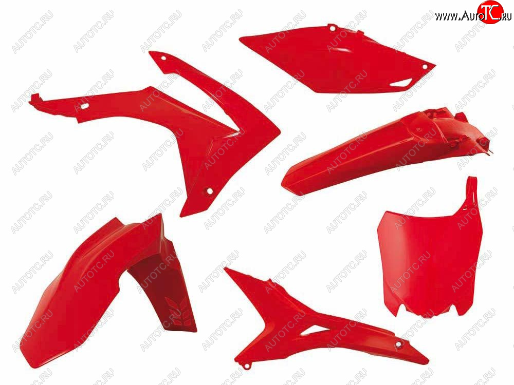 14 999 р. Комплект пластика R-Tech Honda CRF250R 14-17, CRF450R 13-16 (R-KITCRF-RS0-518) Красный  r-kitcrf-rs0-518  с доставкой в г. Пермь
