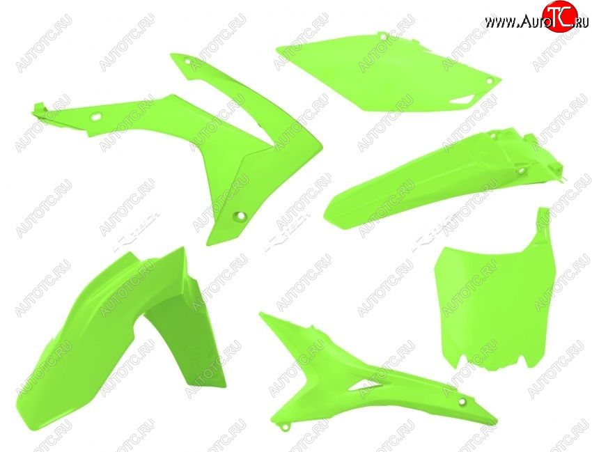 14 999 р. Комплект пластика R-Tech Honda CRF250R 14-17, CRF450R 13-16 (R-KITCRF-GF0-518) Желтый Неон  r-kitcrf-gf0-518  с доставкой в г. Пермь