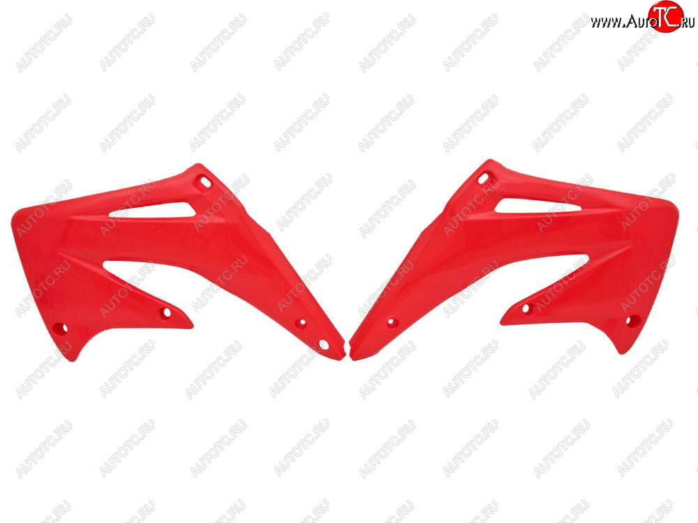 5 899 р. Боковины радиатора R-Tech Honda CRF450R 02-04 (R-CVCRFRS0203) красный  r-cvcrfrs0203  с доставкой в г. Пермь