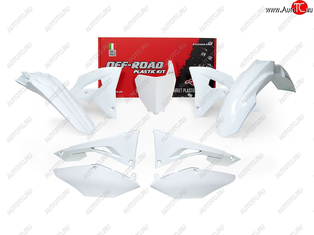 15 599 р. Комплект пластика R-Tech Honda CRF250RX 19-21, CRF450RX 19-20 (R-KITCRF-BN0-601) белый  r-kitcrf-bn0-601  с доставкой в г. Пермь