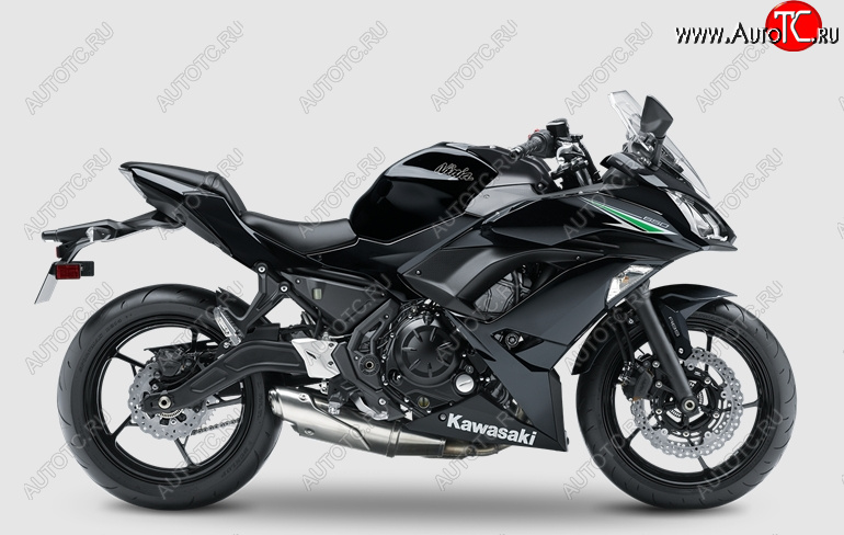 27 499 р. Комплект пластика для мотоцикла Kawasaki ER-6F 21-23 Черный  пм-00028816  с доставкой в г. Пермь