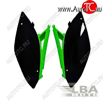 7 399 р. Обтекатели задн. боковые R-Tech Kawasaki KX250F 09-12, KX450F 09-11 (R-FIKXFNRVE29) зеленыечерные  r-fikxfnrve29  с доставкой в г. Пермь