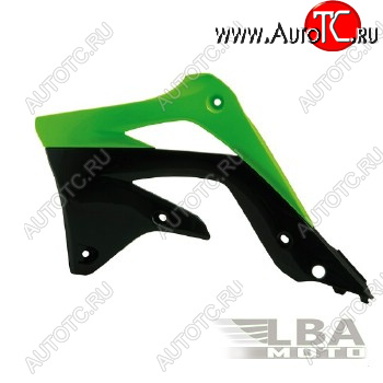 7 399 р. Обтекатели радиатора R-Tech Kawasaki KX450F 12-15 (R-CVKXFVENR12) зеленыечерные  r-cvkxfvenr12  с доставкой в г. Пермь