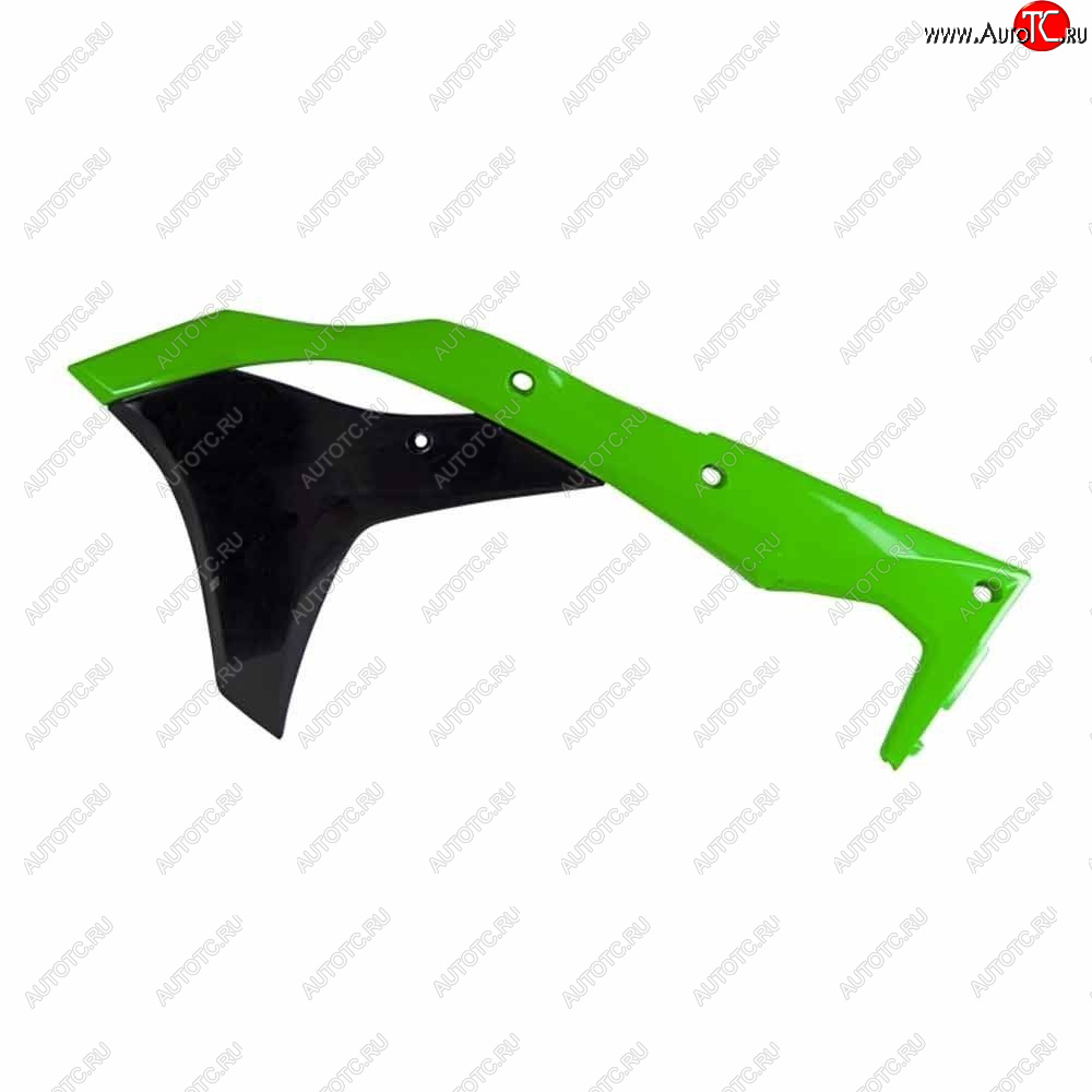 7 399 р. Обтекатели радиатора R-Tech Kawasaki KX250F 17-20 (R-CVKXFVFNR17) зеленыечерные Неон  r-cvkxfvfnr17  с доставкой в г. Пермь