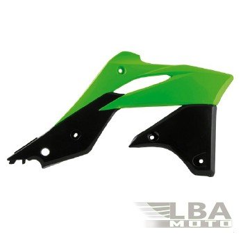 Обтекатели радиатора R-Tech Kawasaki KX250F 13-16 (R-CVKXFVENR13) зеленыечерные  r-cvkxfvenr13