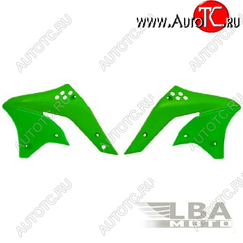 7 399 р. Обтекатели радиатора R-Tech Kawasaki KX250F 06-08 (R-CVKXFVE0026) зеленые  r-cvkxfve0026  с доставкой в г. Пермь