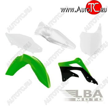 12 749 р. Комплект пластика R-Tech Kawasaki KX450F 13-15 (R-KITKXF-OEM-515) зеленыйчерныйбелый  r-kitkxf-oem-515  с доставкой в г. Пермь
