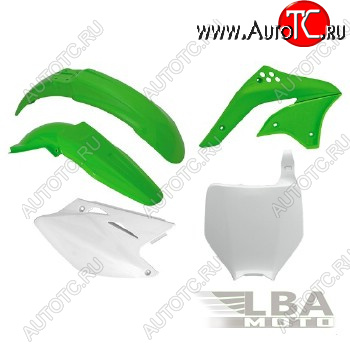 12 749 р. Комплект пластика R-Tech Kawasaki KX450F 06-08 (R-KITKXF-OEM-506) зеленыйбелый  r-kitkxf-oem-506  с доставкой в г. Пермь