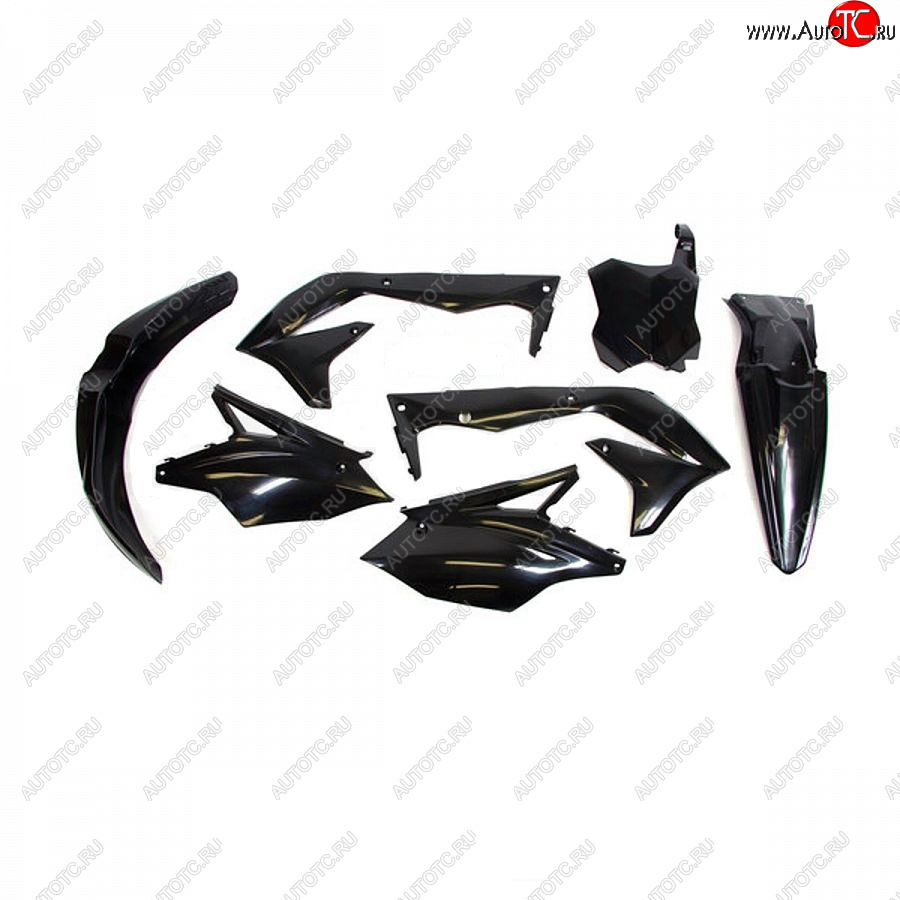 12 749 р. Комплект пластика R-Tech Kawasaki KX450F 16-18 (R-KITKXF-NR0-517) черный  r-kitkxf-nr0-517  с доставкой в г. Пермь