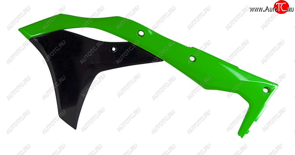 7 399 р. Обтекатели радиатора R-Tech Kawasaki KX250F 17-20 (R-CVKXFVENR17) зеленыечерные  r-cvkxfvenr17  с доставкой в г. Пермь