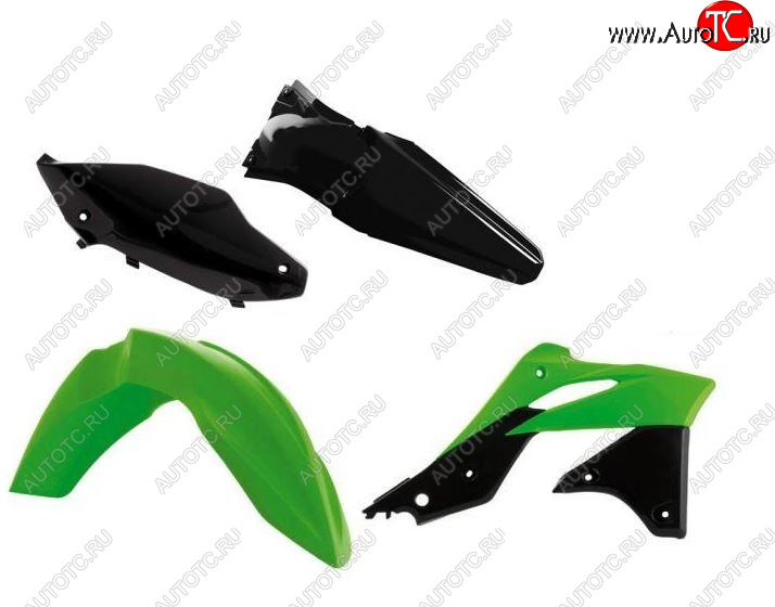 14 699 р. Комплект пластика R-Tech Kawasaki KX250F 13-16 (R-KITKXF-OEM-416) Зелено-Черный 2  r-kitkxf-oem-416  с доставкой в г. Пермь