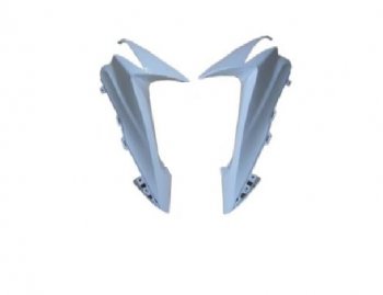 3 389 р. Накладка на левый воздуховод для Suzuki GSX-R 750600 11-19 Без цвета  пм-00015899  с доставкой в г. Пермь. Увеличить фотографию 1