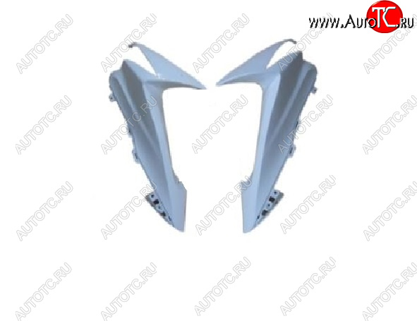 3 389 р. Накладка на правый воздуховод для Suzuki GSX-R 750600 11-19 Без цвета  пм-00015900  с доставкой в г. Пермь