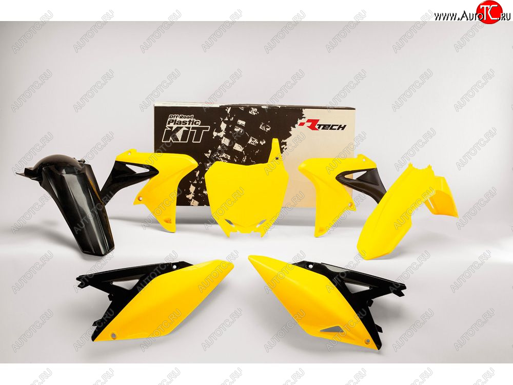 12 789 р. Комплект пластика R-Tech Suzuki RM-Z250 10-18 (R-KITRMZ-OEM-511) Желто-Черный  r-kitrmz-oem-511  с доставкой в г. Пермь